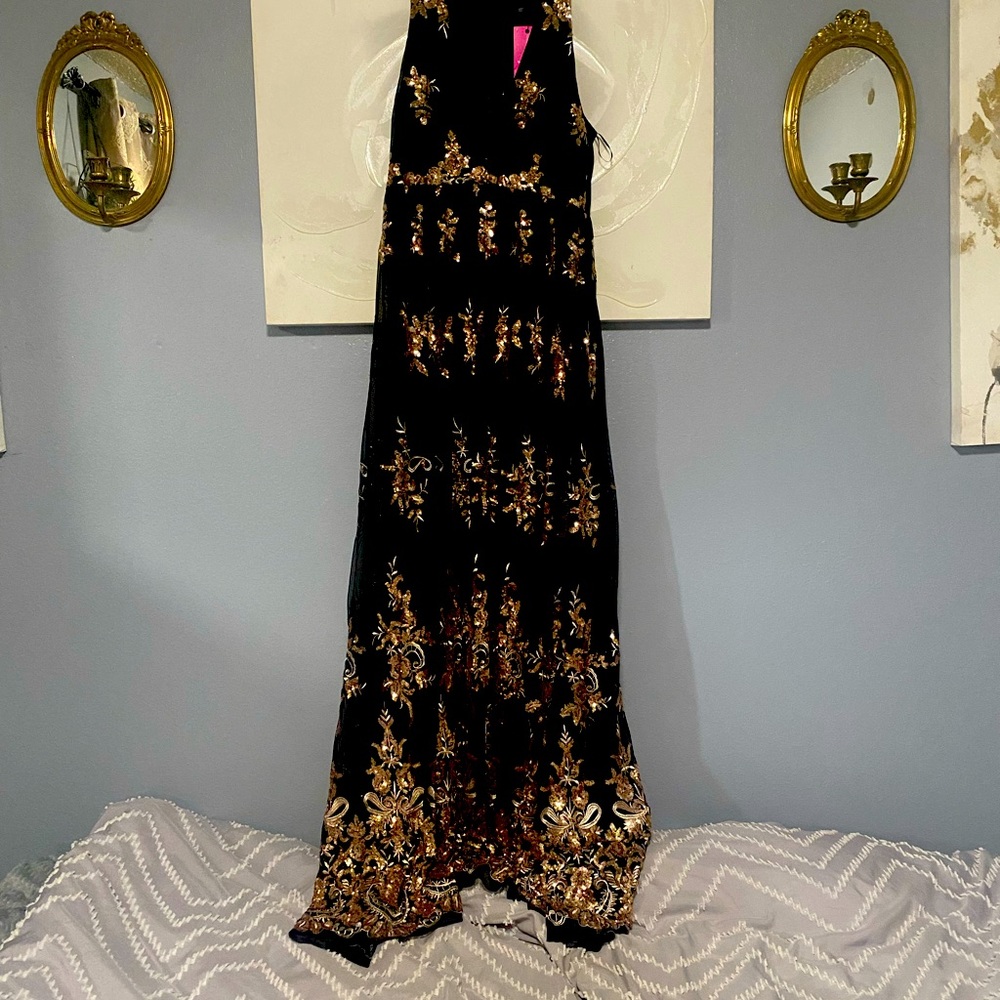 Southern fried chics “enchanted nights“ sequin dress SIZE M (nwt)